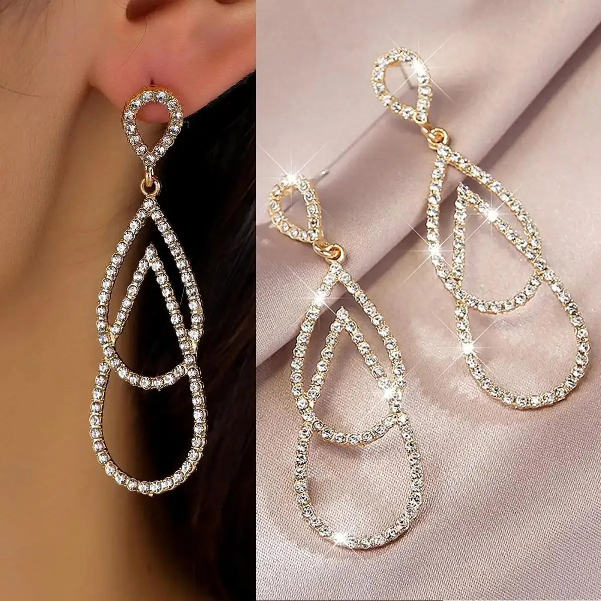 Eternal Spark Heart Earrings