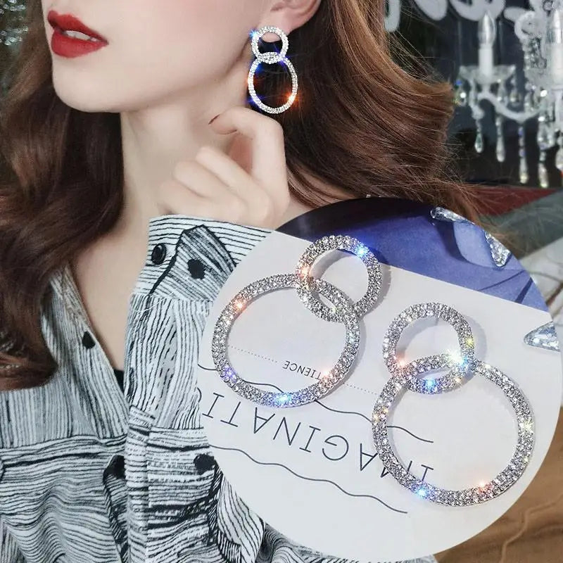 Eternal Spark Heart Earrings