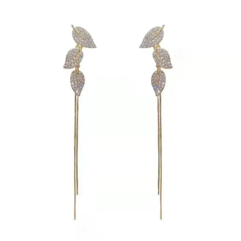 Golden Cascade Earrings