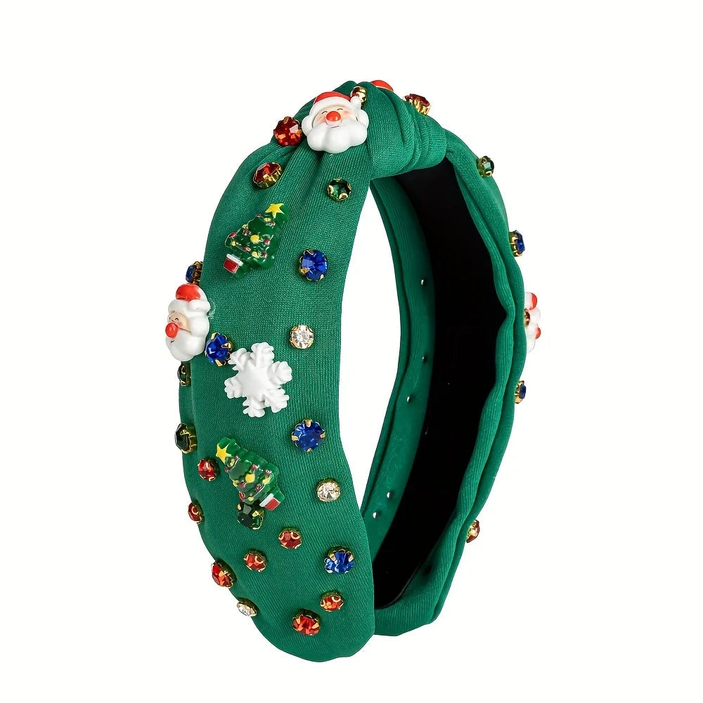 Santa Sparkle Headbands – Festive Glam Collection