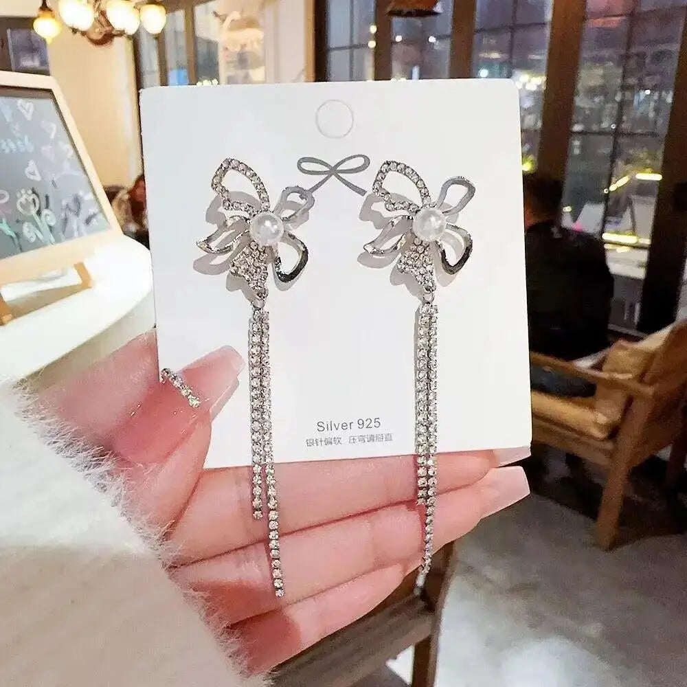 Ethereal Butterfly Drop Earrings