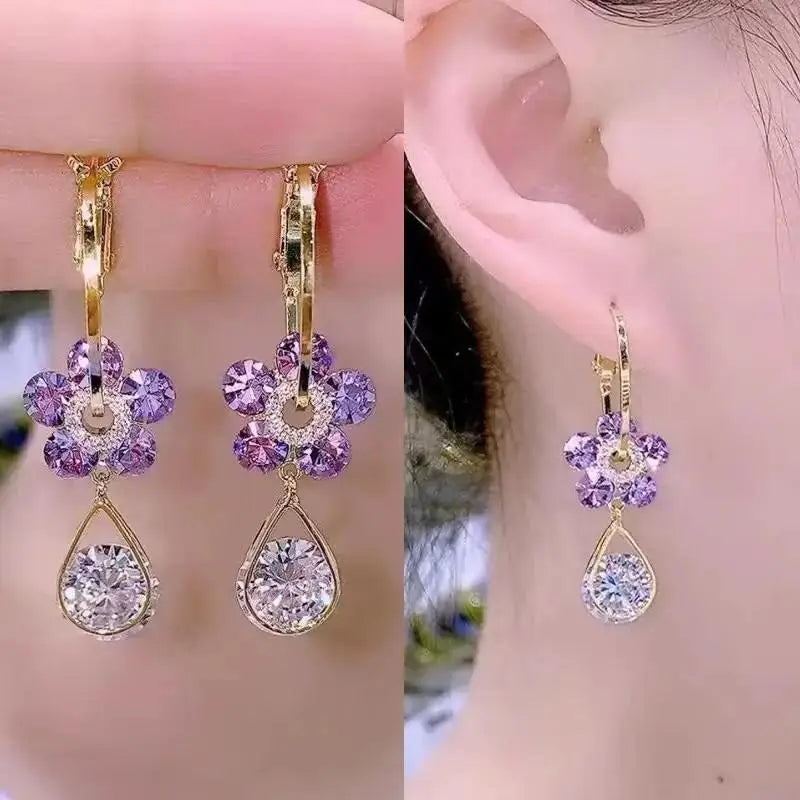 Golden Cascade Earrings