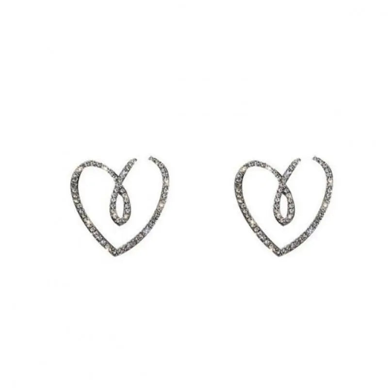 Eternal Spark Heart Earrings