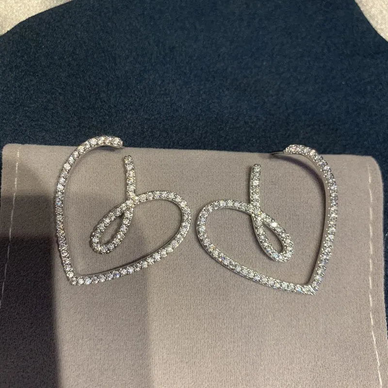 Eternal Spark Heart Earrings