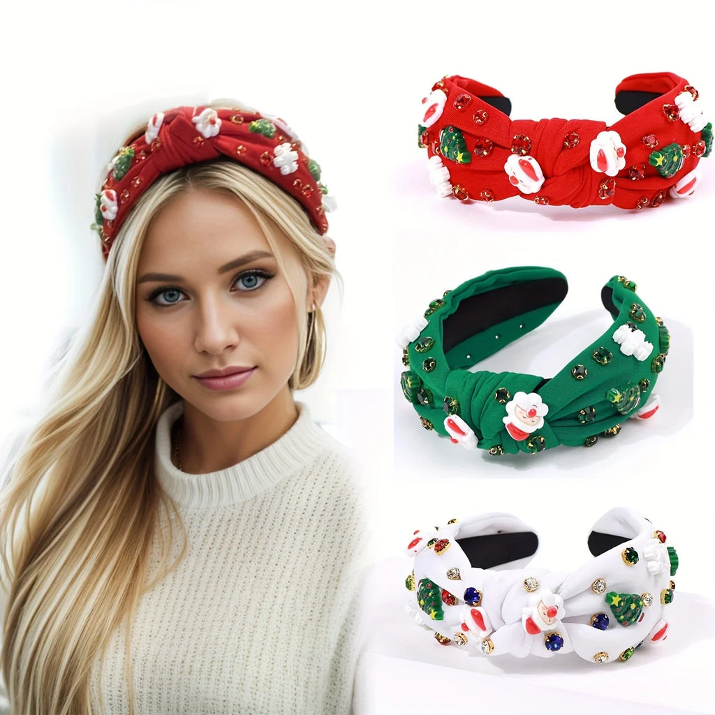 Santa Sparkle Headbands – Festive Glam Collection