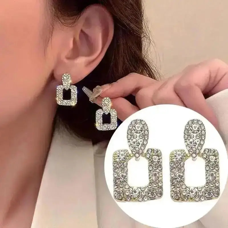 Luna Elegance Pearl Drop Earrings