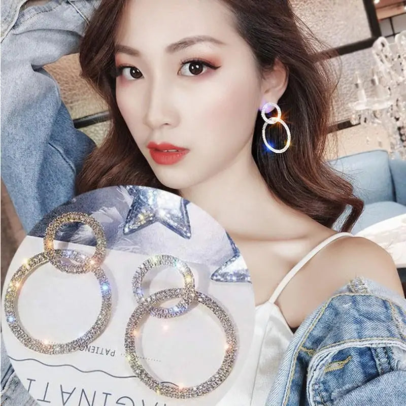 Eternal Spark Heart Earrings