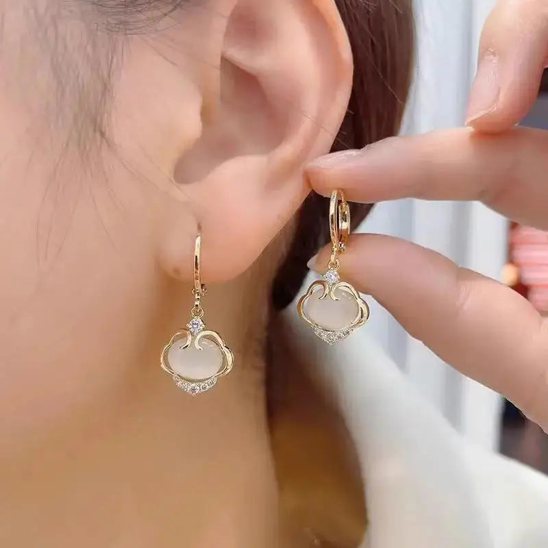Ethereal Butterfly Drop Earrings