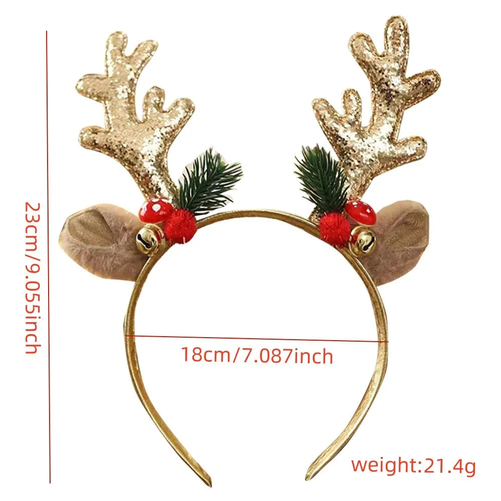 Sparkle Reindeer Antler Headband