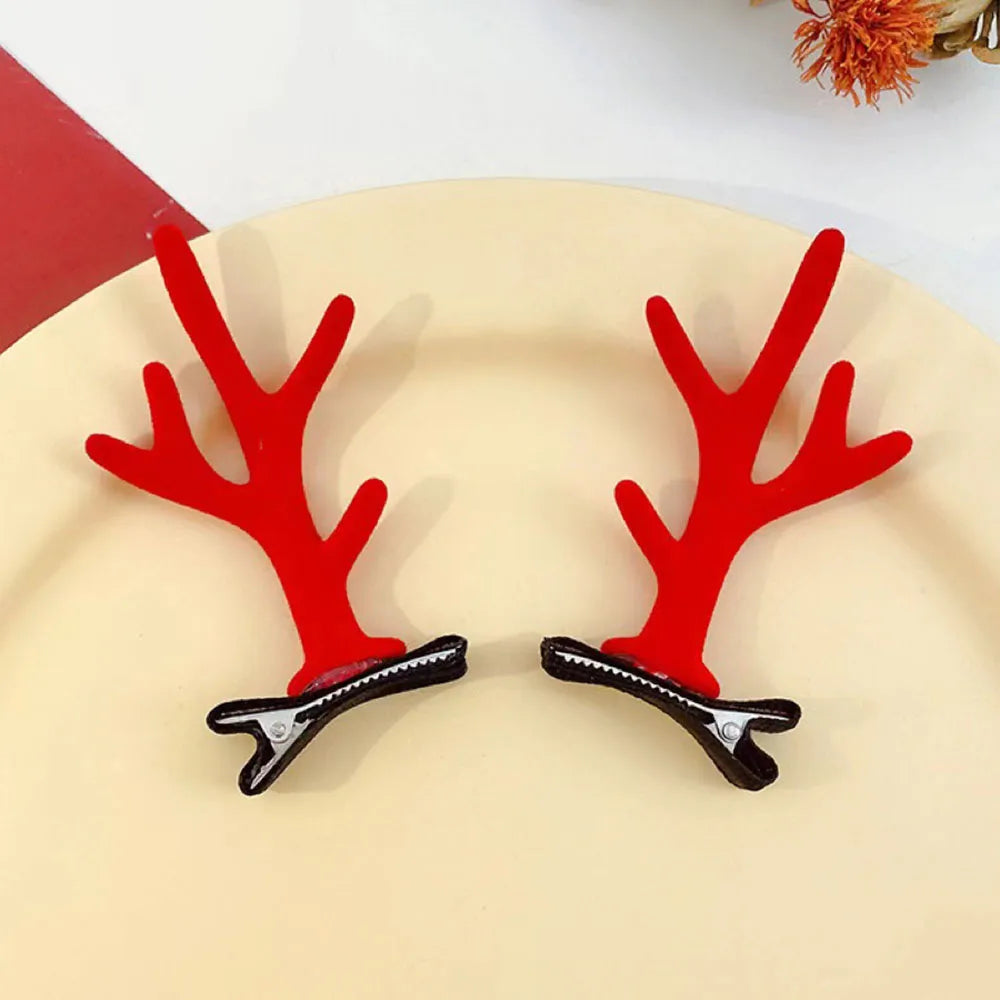 Festive Reindeer Ears Hair Clips – Christmas Magic Edition