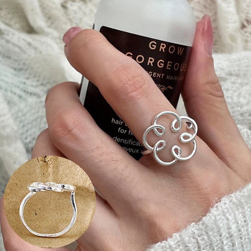 Urban Edge Silver Ring Set