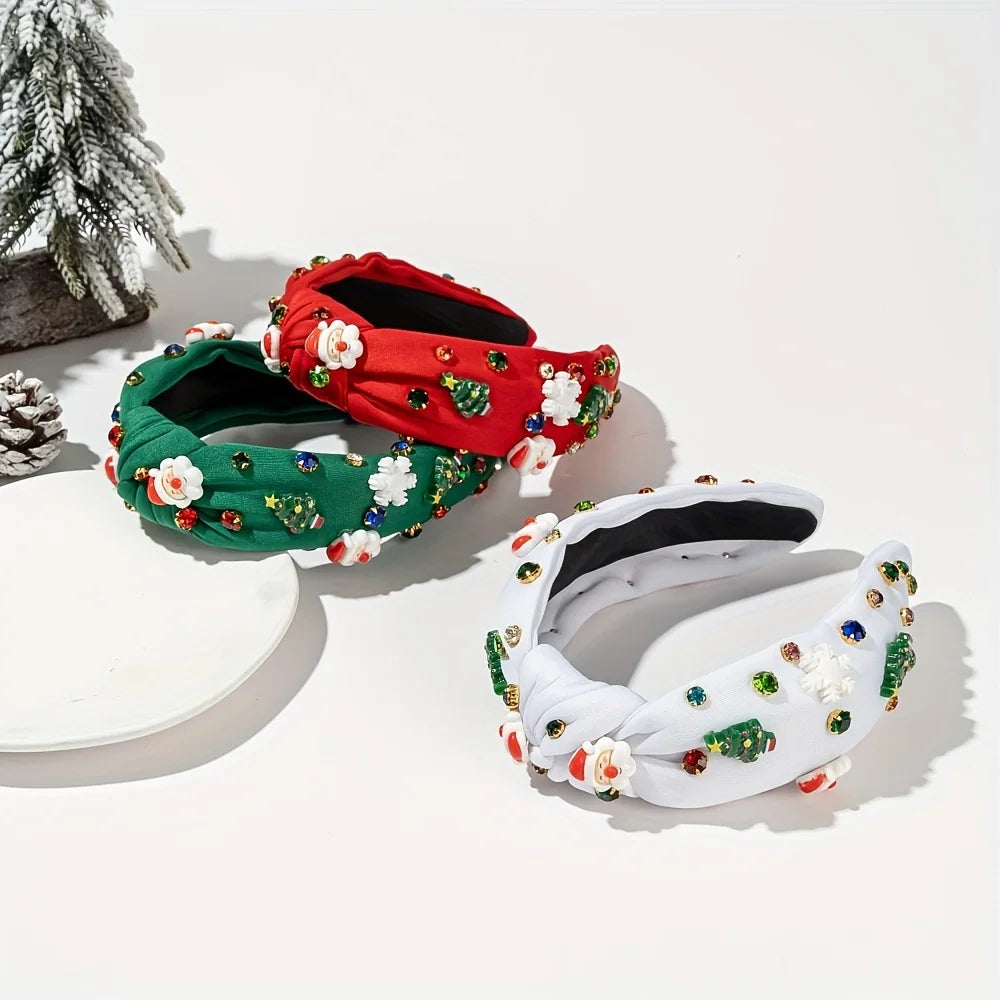 Santa Sparkle Headbands – Festive Glam Collection