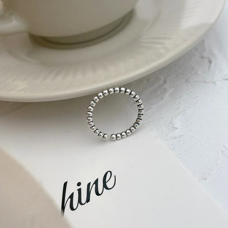 Urban Edge Silver Ring Set